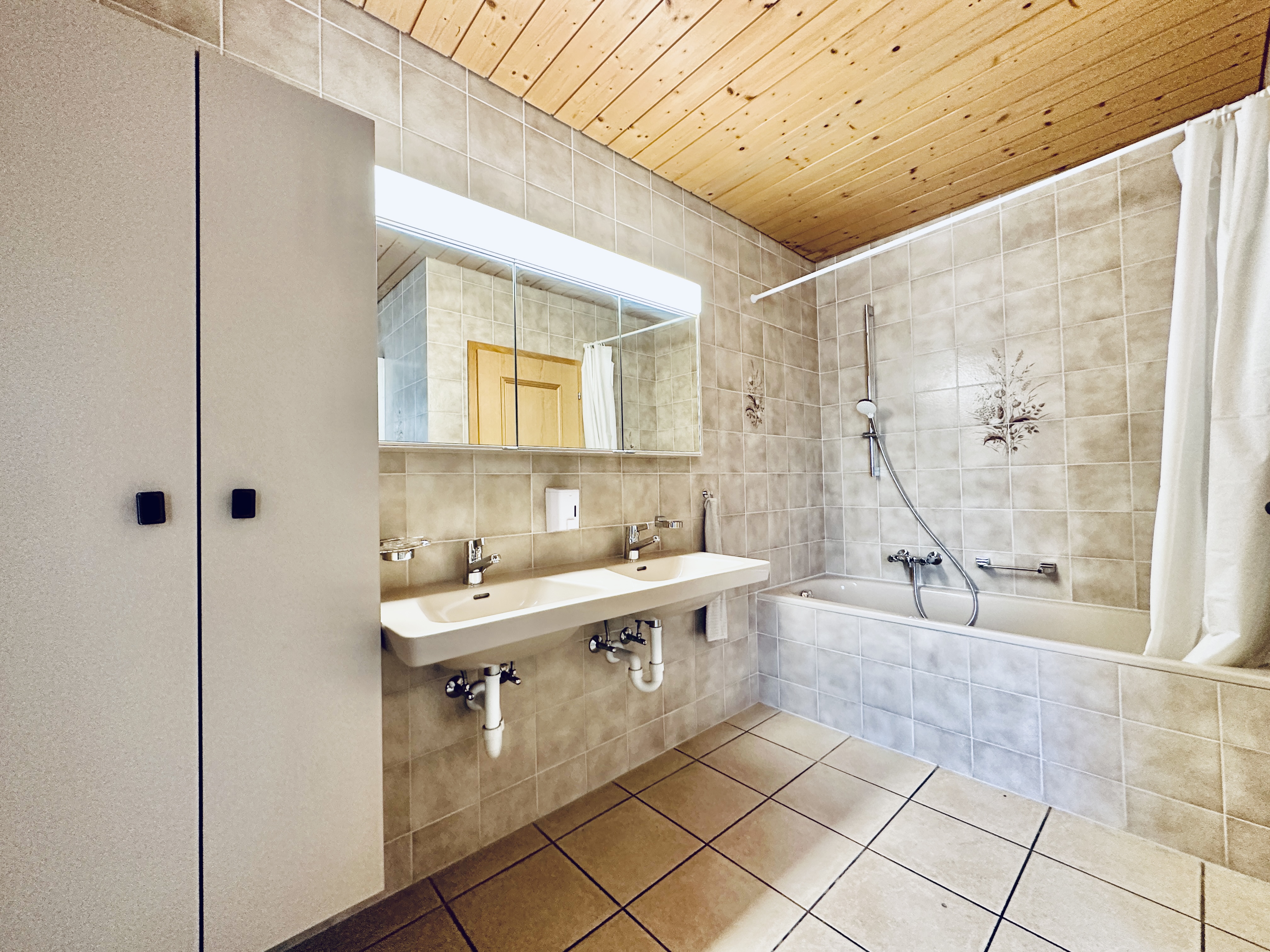 4.5-Zimmer-Apartment in Günsberg, eigene Küche mit Kochutensilien