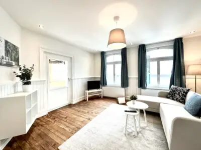 Wohnzimmer Business Apartment Niederbipp bei ZIMMERzuVERMIETEN.ch