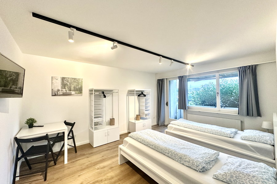 Zweibettzimmer in einem Gruppen Apartment